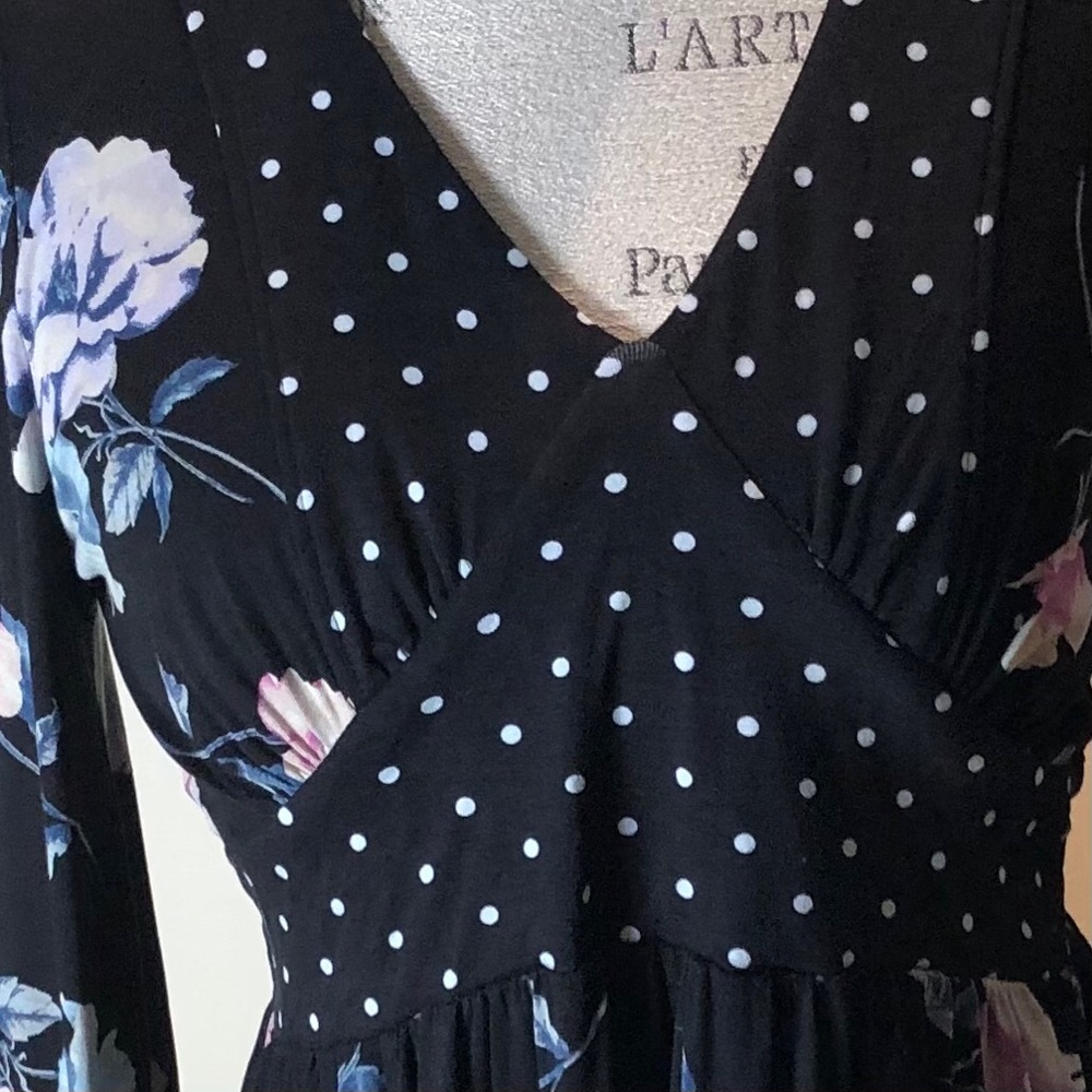 NWT American Rag Classic Black Combo Dress Sz S - Picture 2 of 11